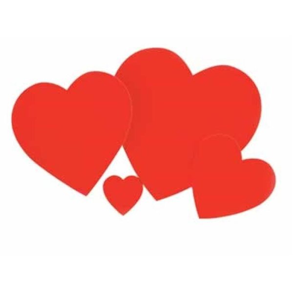 Beistle Co Beistle - 77760-12 - Printed Heart Cutout - Pack of 36 77760-12